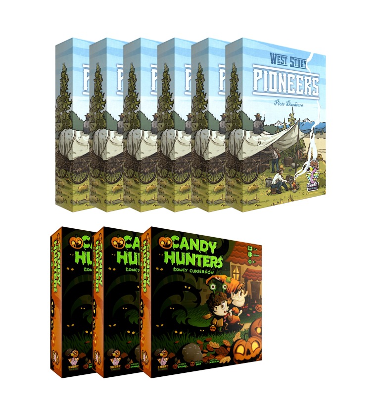 Special pack: 6x WEST STORY: Pioneers + 3x CANDY HUNTERS
